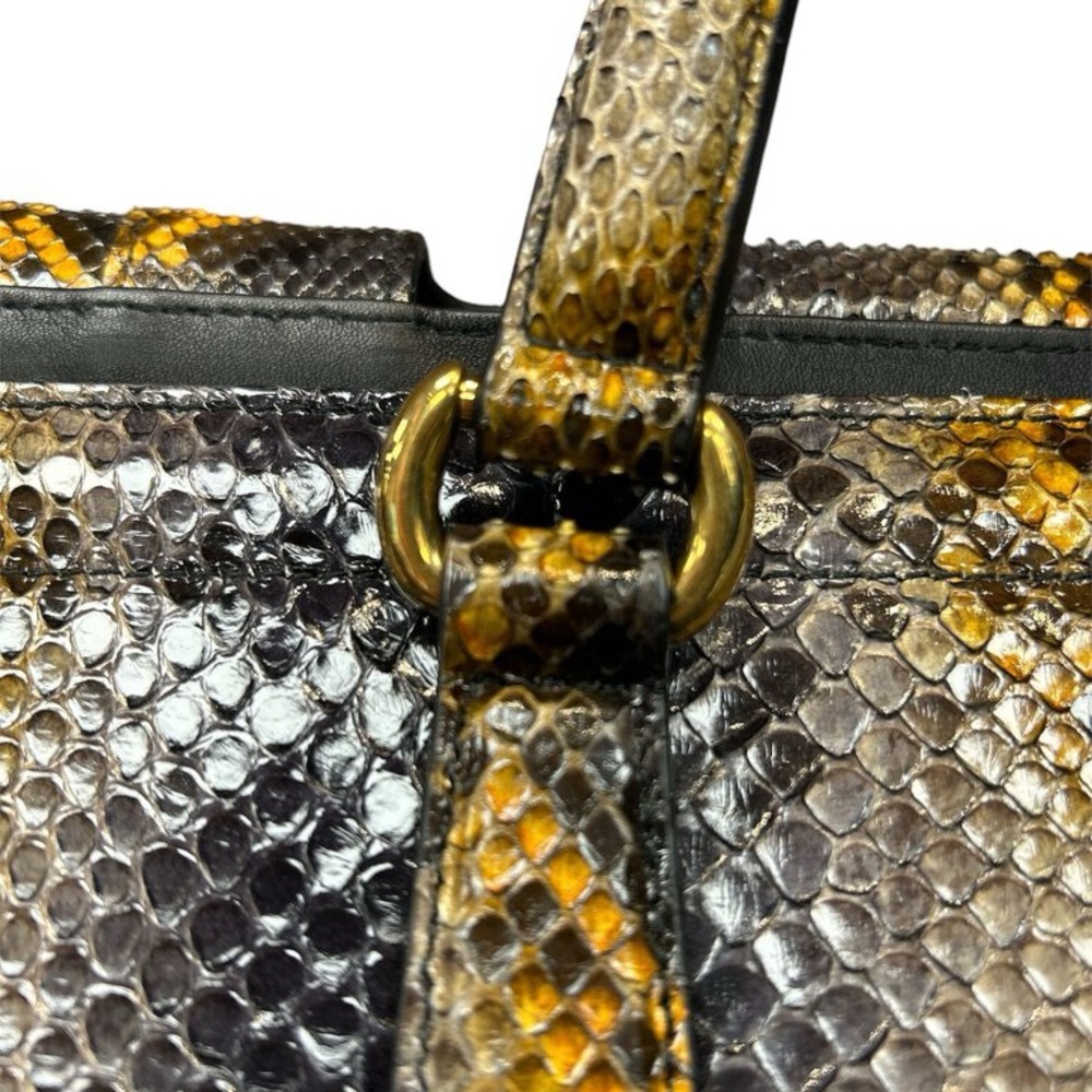 Gucci Python 1973 Medium Top Handle Satchel - Aut… - image 3